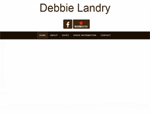 Tablet Screenshot of debbielandry.com